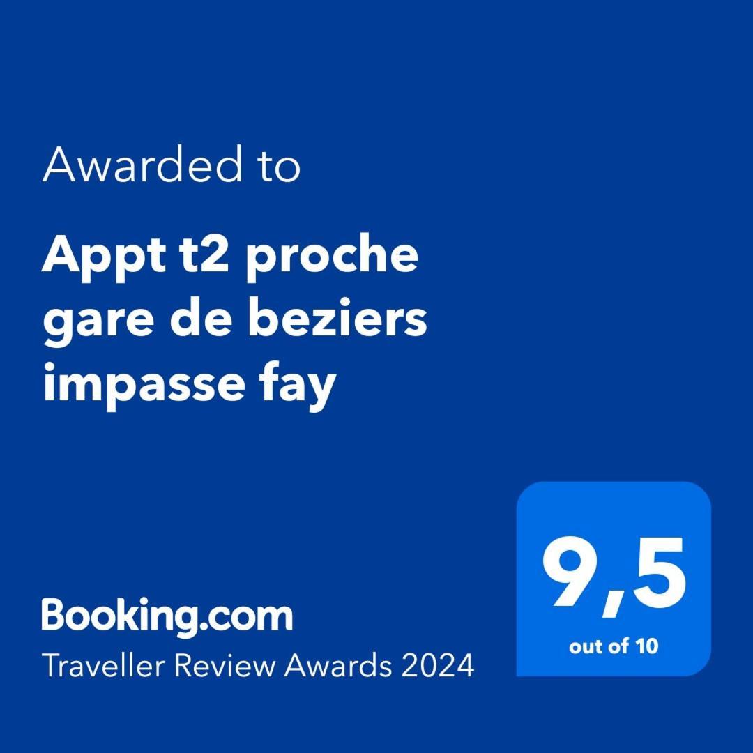 Apartamento Appt T2 Proche Gare De Beziers Impasse Fay Exterior foto